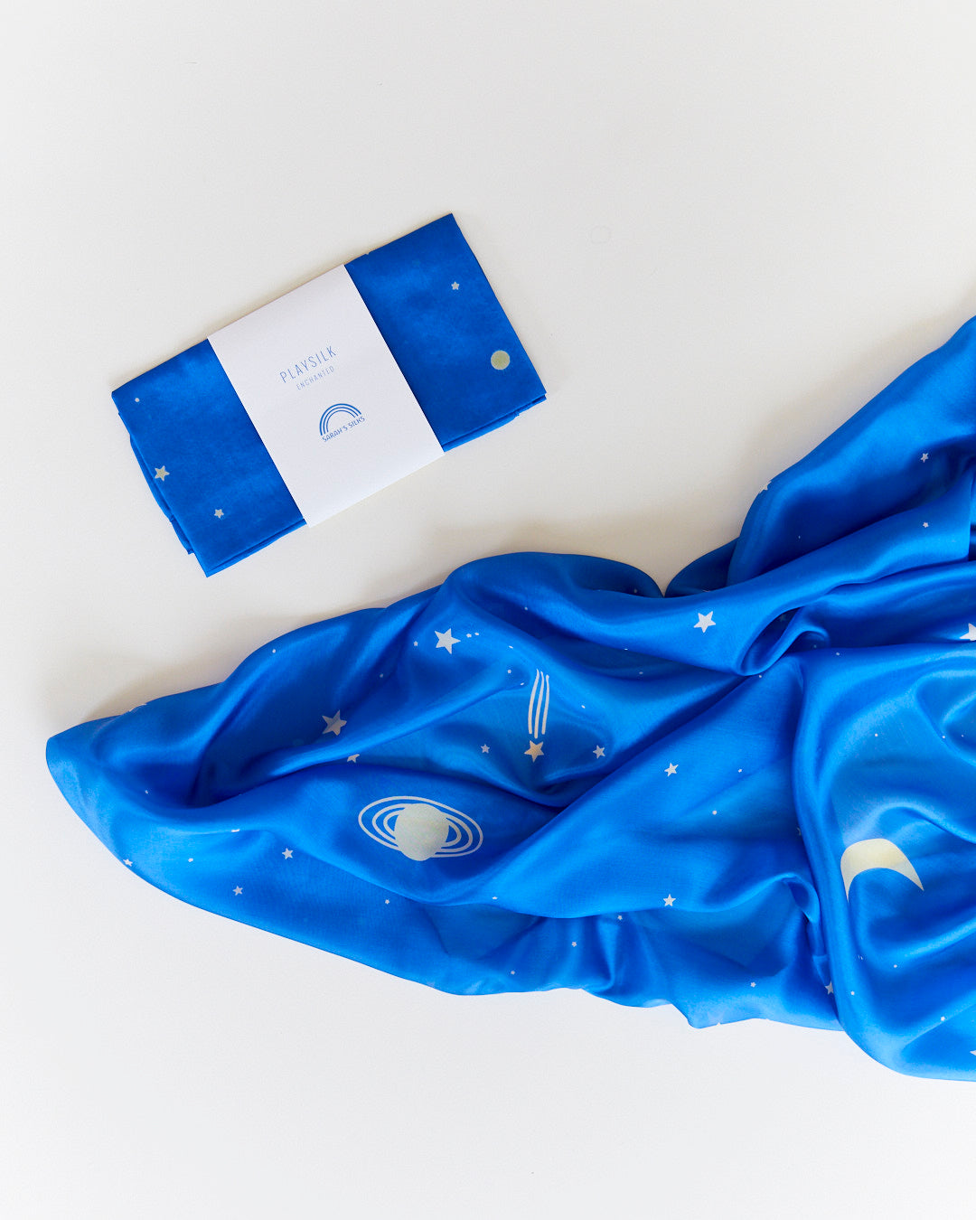Velo in seta starry night, grande 90x90 cm