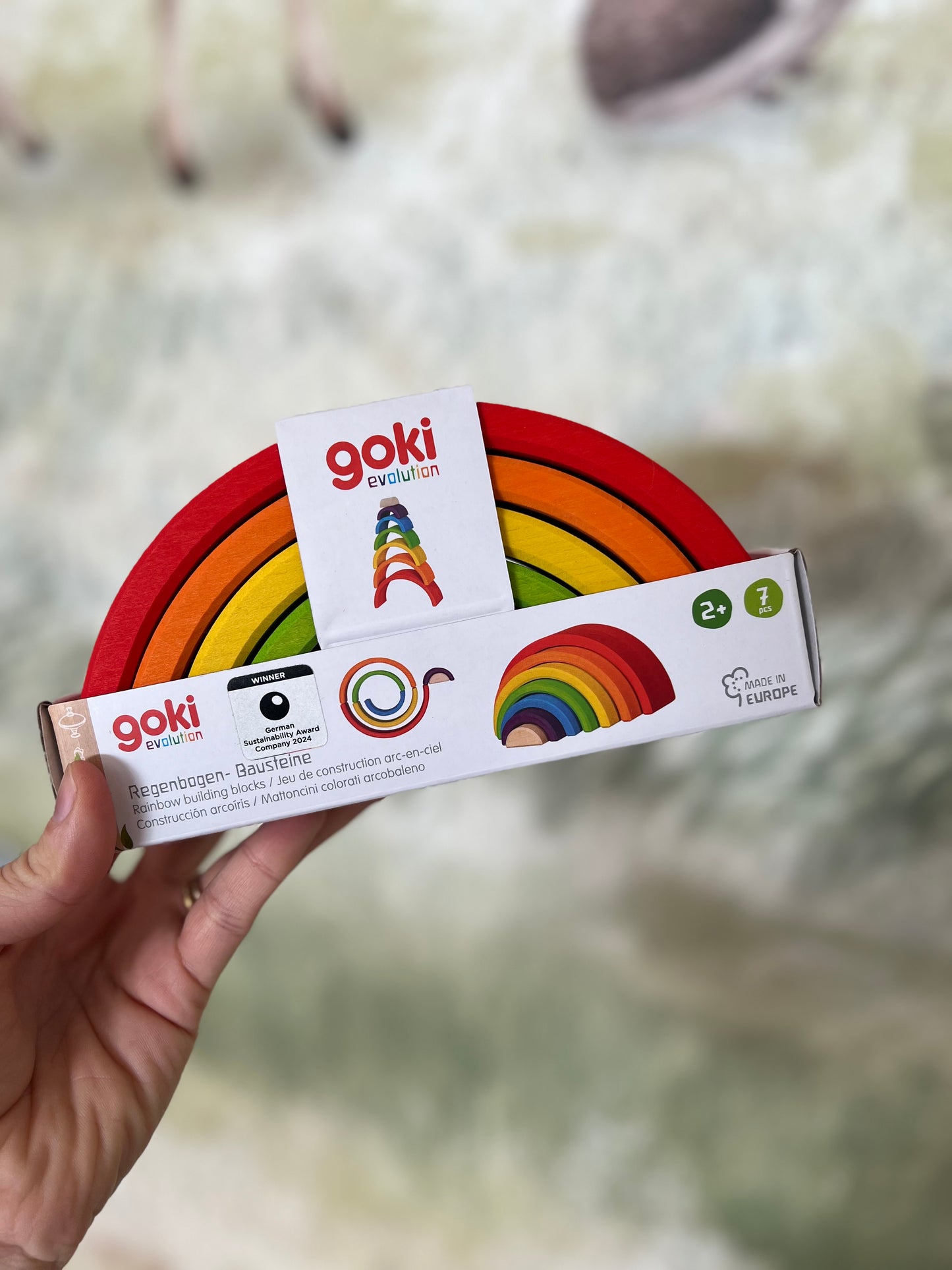 Arcobaleno in legno piccolo Goki