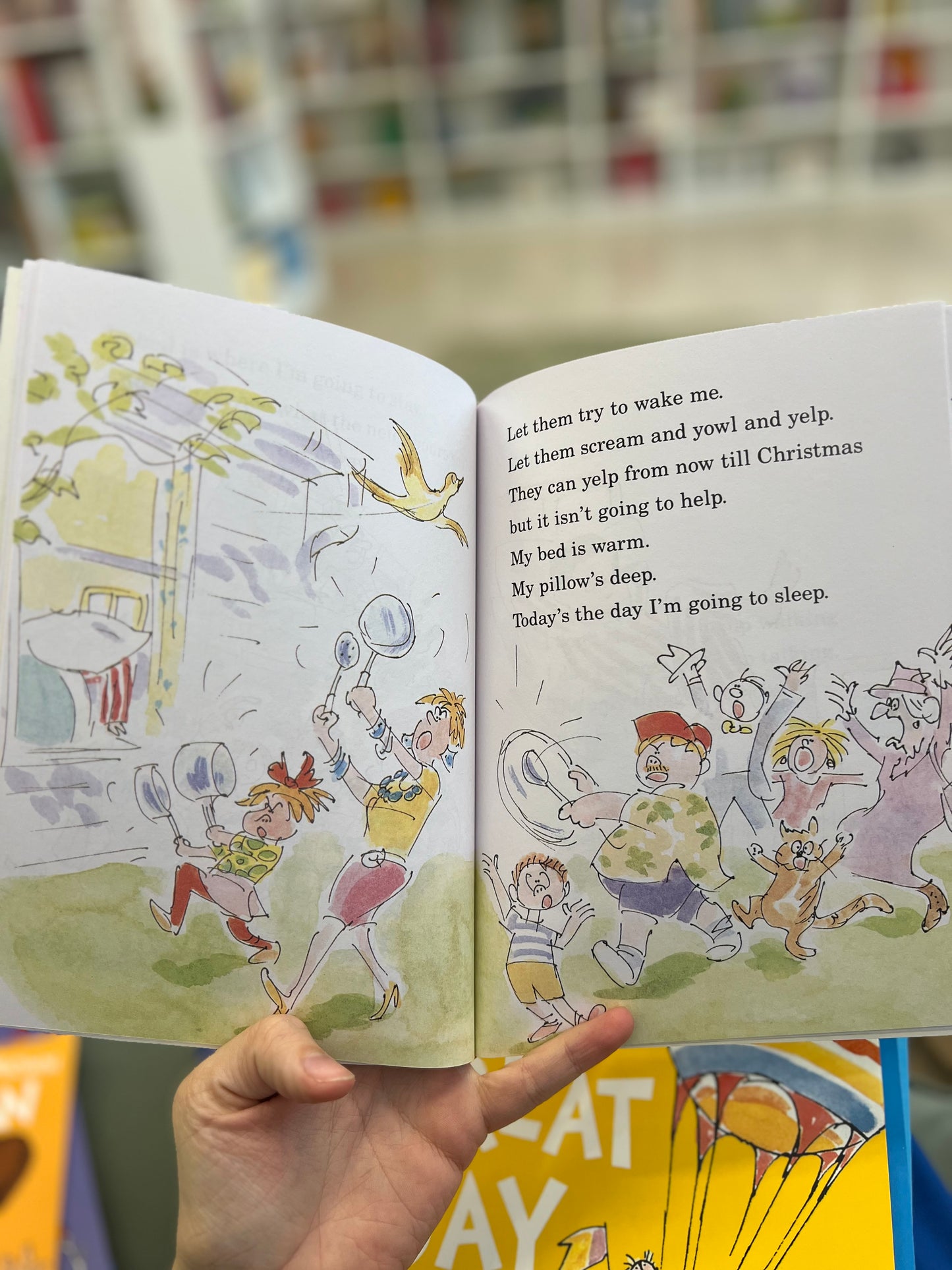 I am not going to get up today, Dr. Seuss