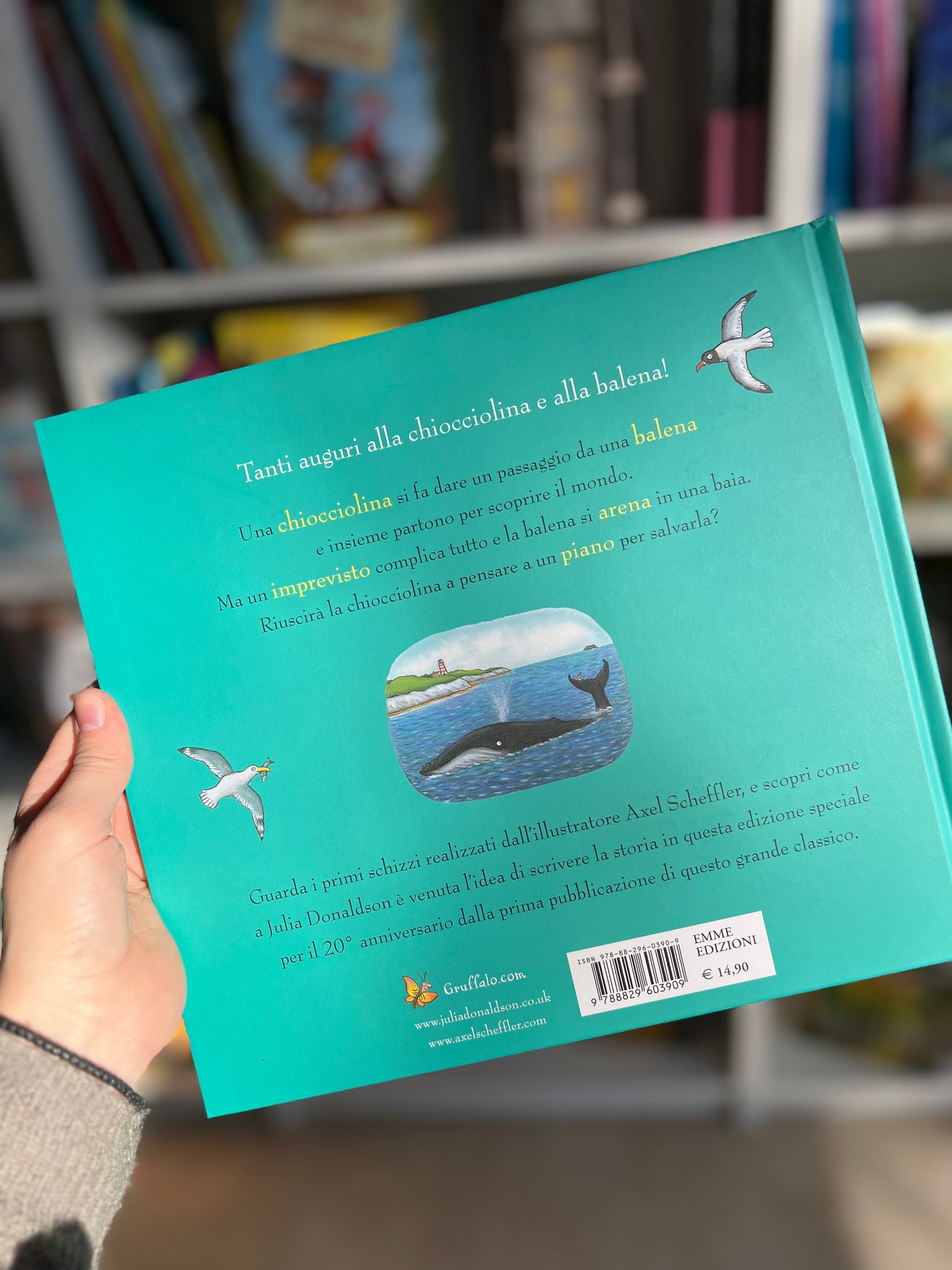 La chiocciolina e la balena, Julia Donaldson, Axel Scheffler