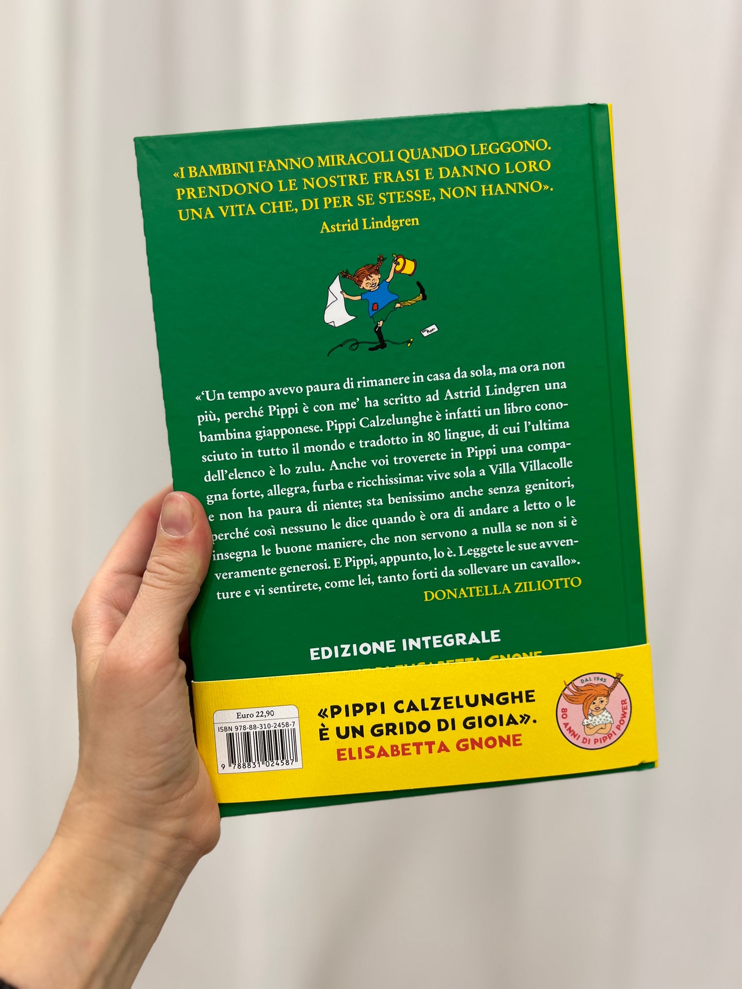 Pippi Calzelunghe edizione anniversario 80 anni, Astrid Lindgren