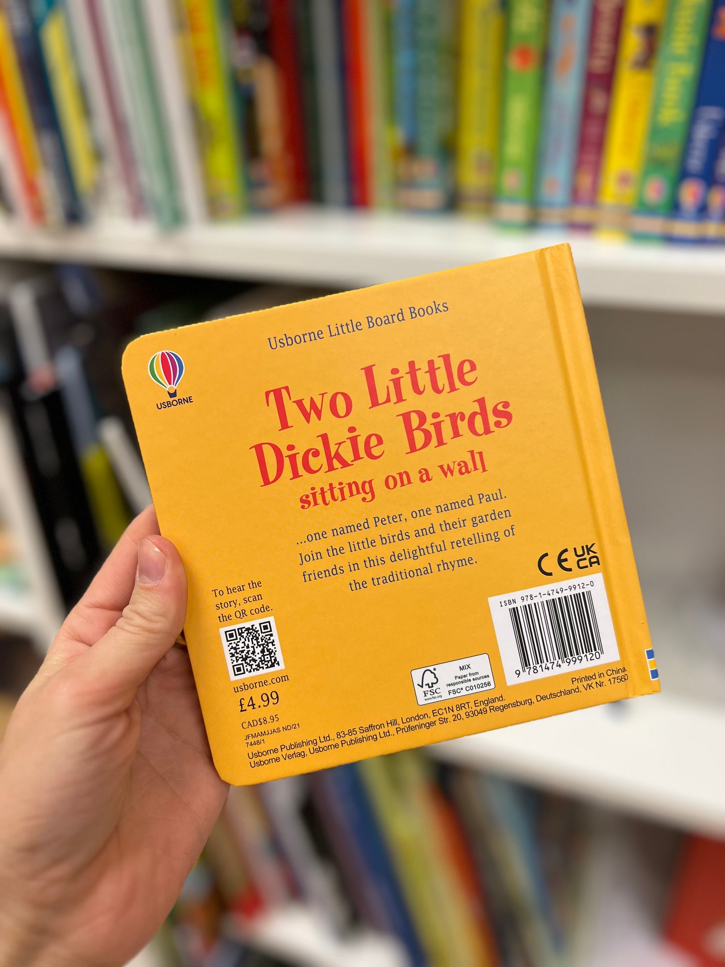 Two little Dickie Birds, Usborne