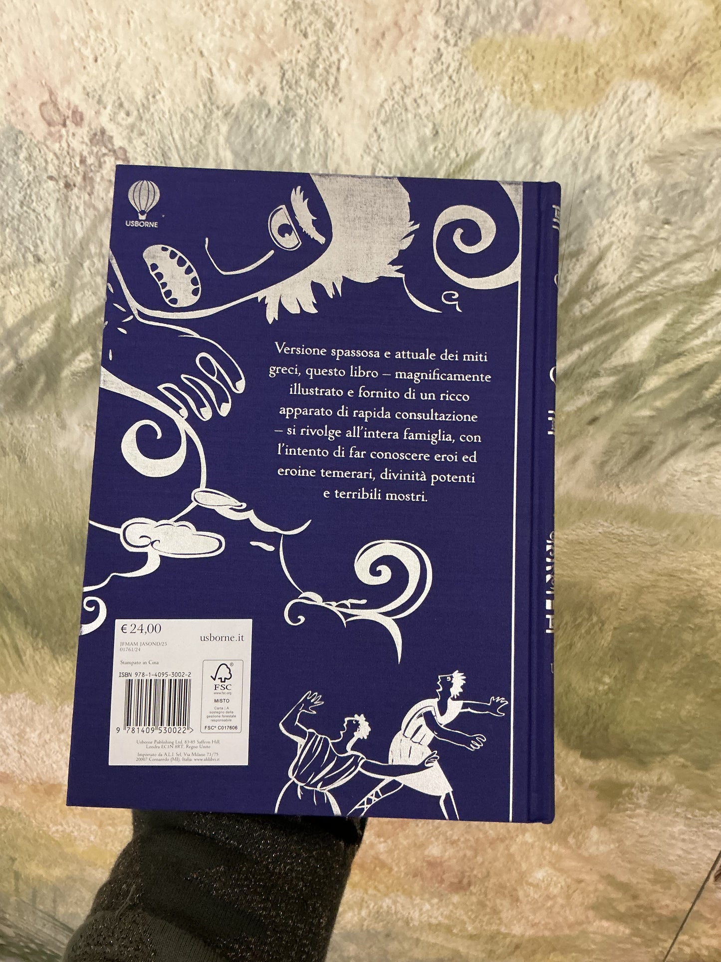 Il grande libro dei miti greci, Usborne