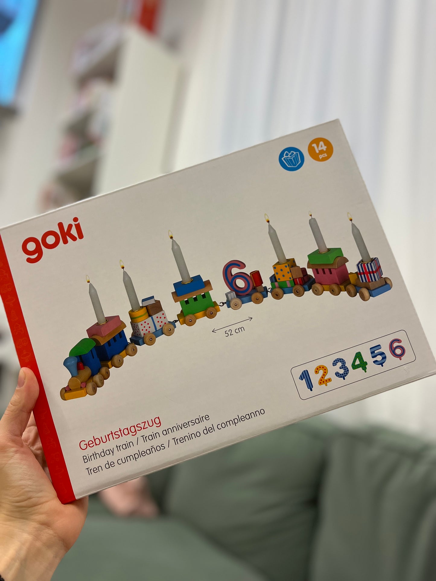 Trenino per il compleanno 52 cm