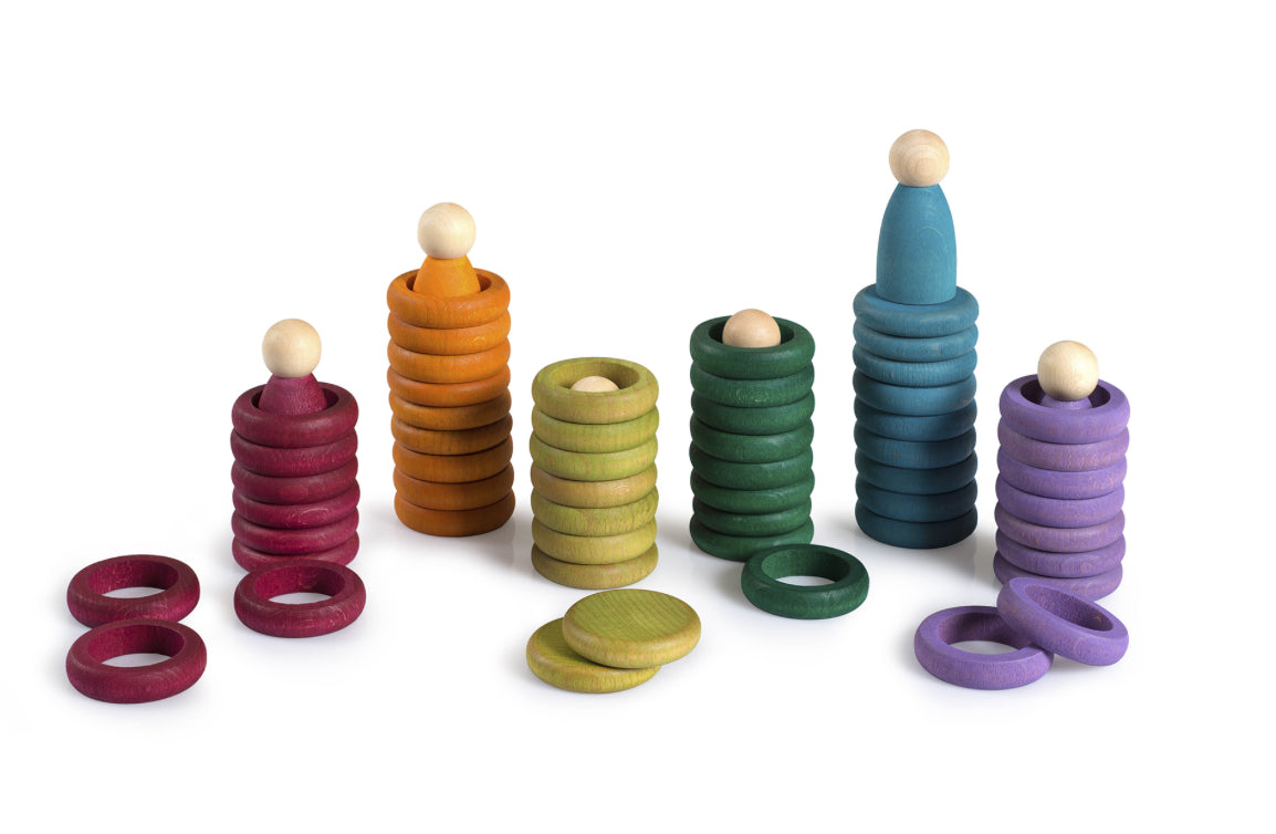 Nins rings and coins, Grapat, colori complementari