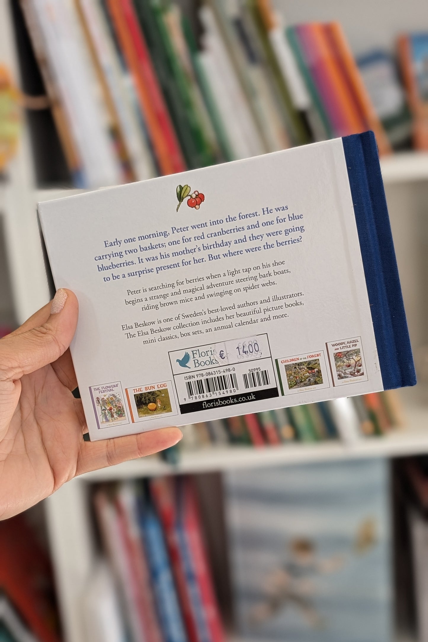 Peter in blueberry land, Elsa Beskow