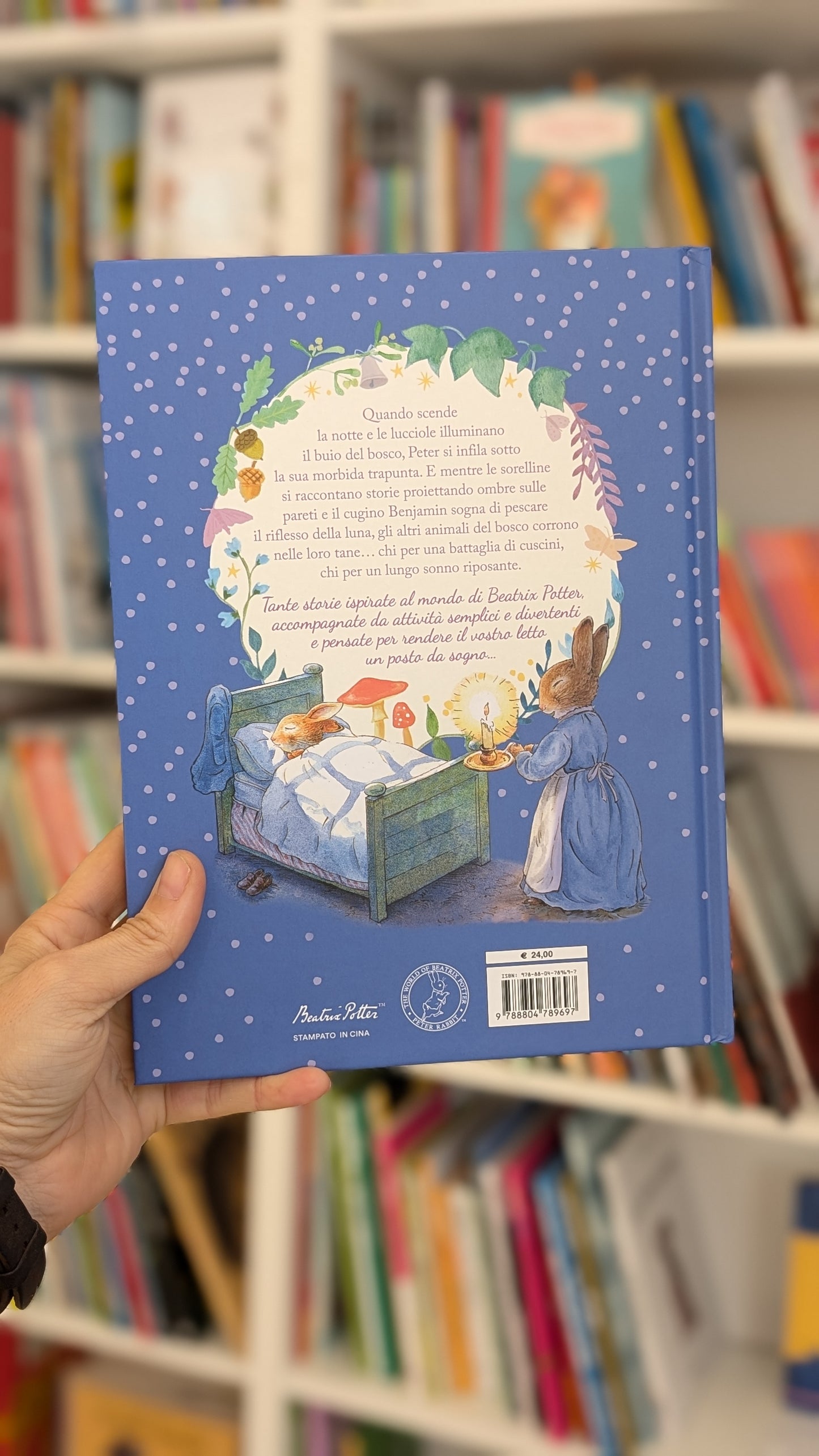 Le storie della buonanotte di Peter Coniglio, ispirato alle storie di Beatrix Potter