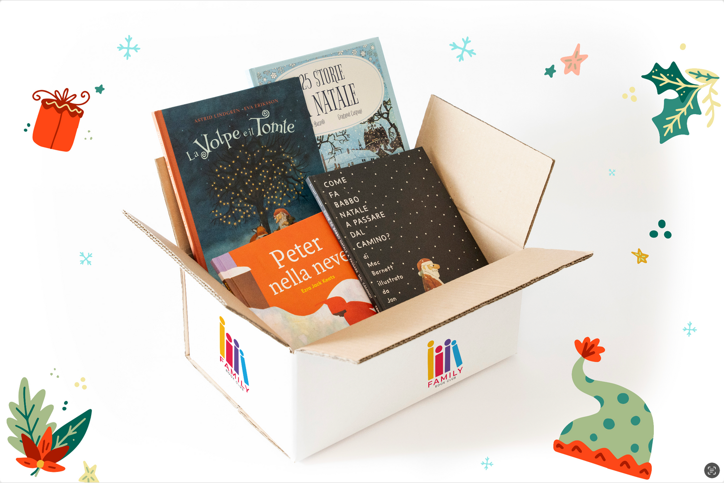 Christmas Box 2-3 anni "L'attesa della neve e di Natale" Family Book Club