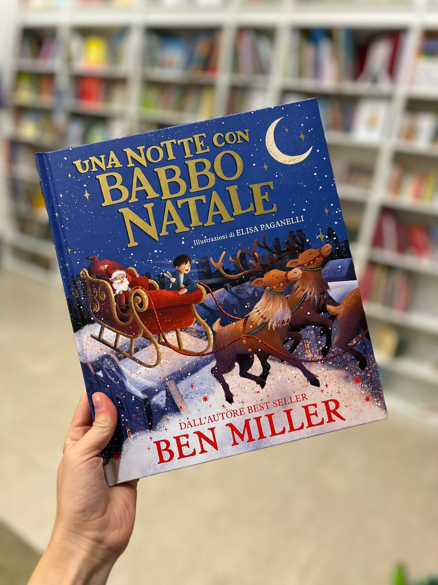 Una notte con Babbo Natale, Ben Miller ed Elisa Paganelli