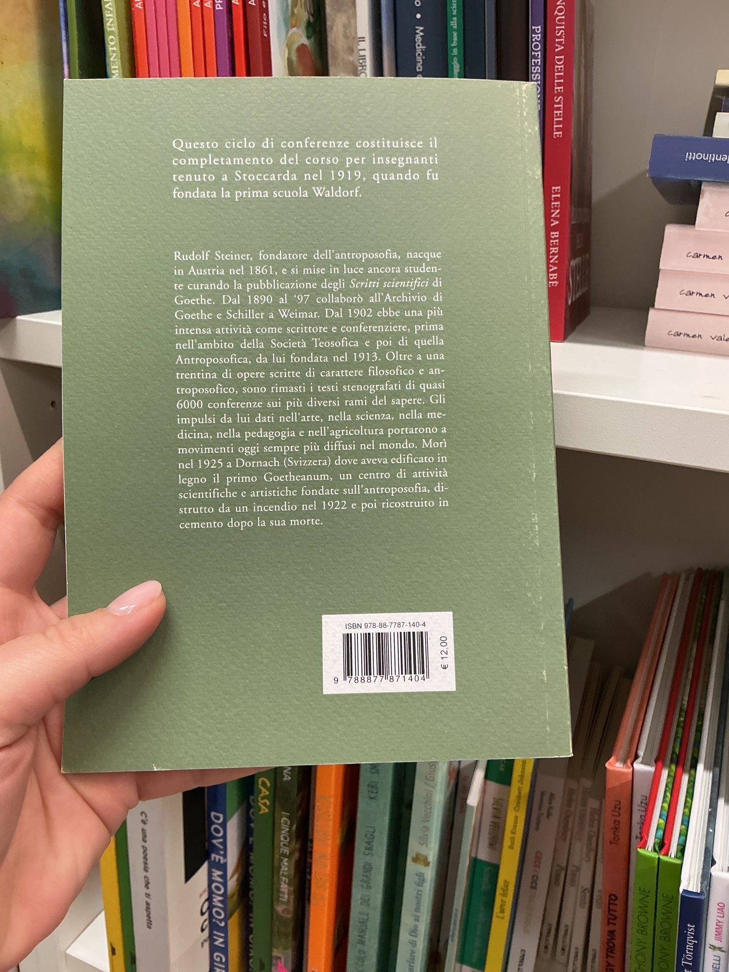 Insegnamento e conoscenza dell’uomo, Rudolf Steiner
