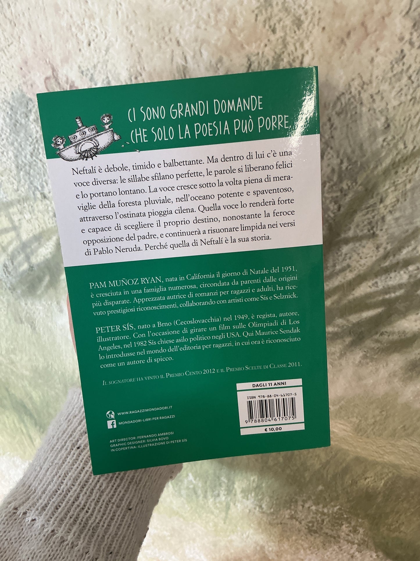 Il sognatore, Storia del ragazzo che diventò Pablo Neruda, Pam Munoz Ryan e Peter Sís