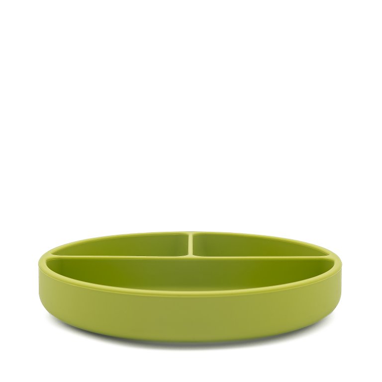 Piatto con ventosa in silicone - Dinosauro Cracky