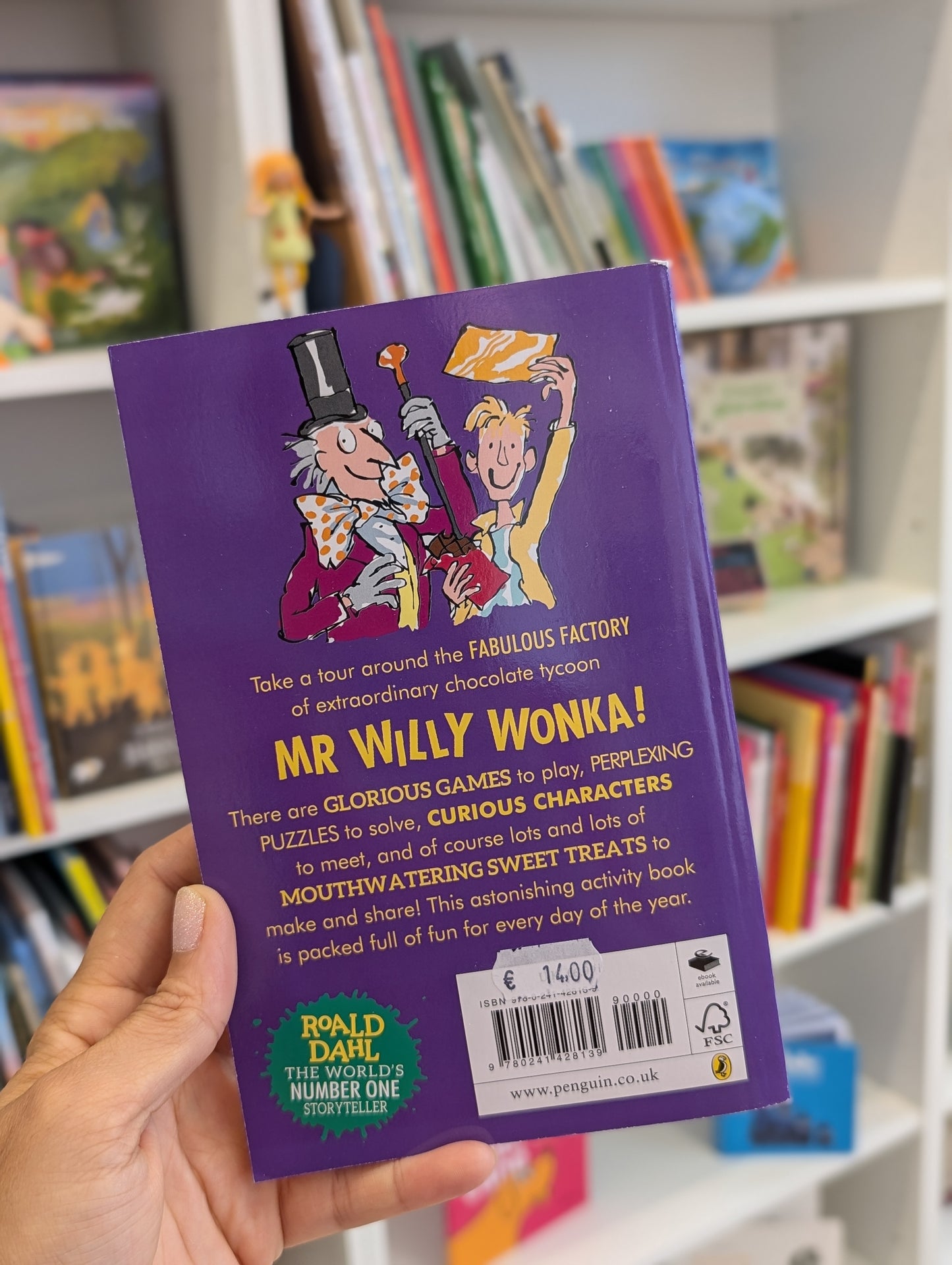 Willy Wonka's everlasting book of fun, Roald Dahl