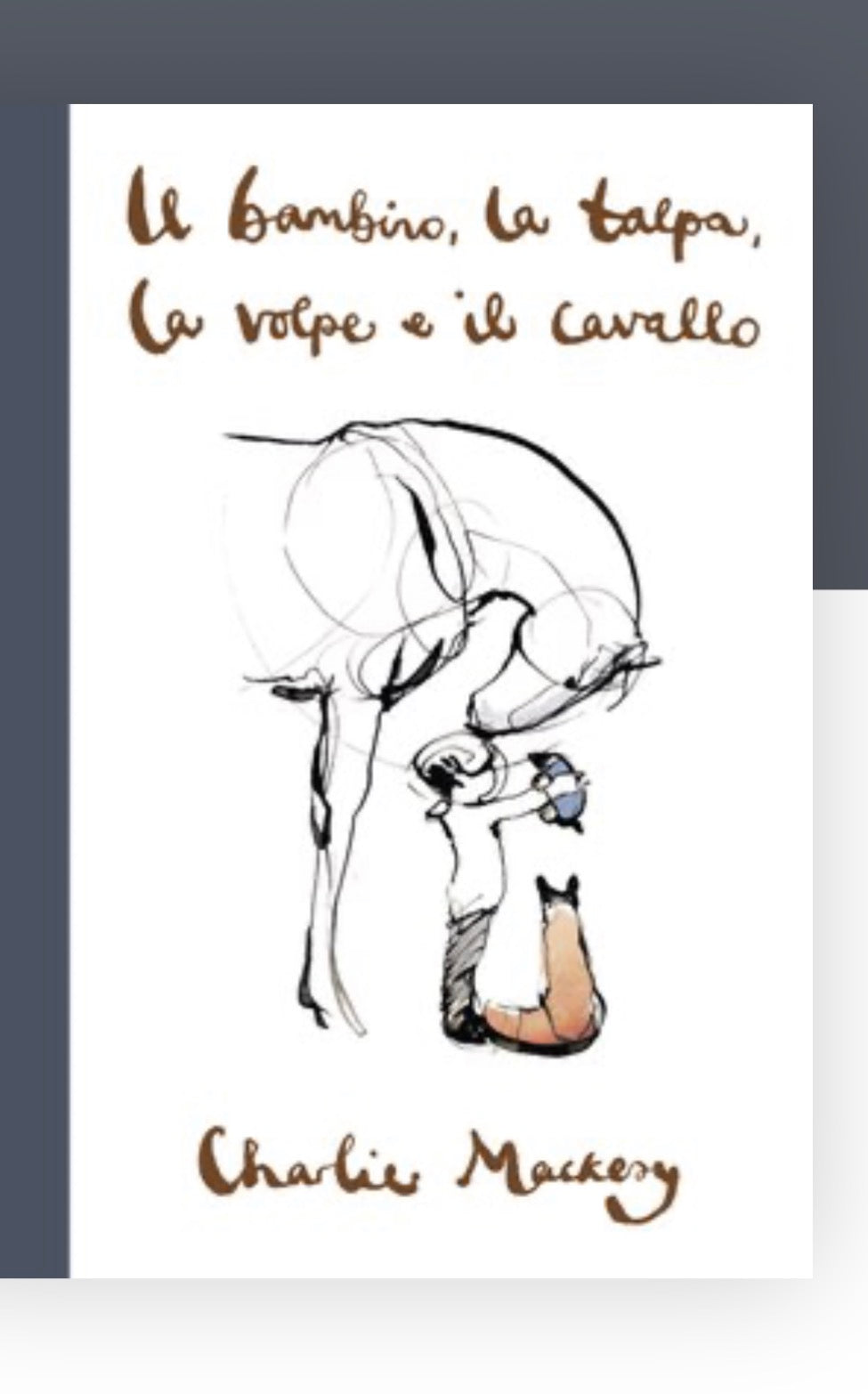 Il bambino, la talpa, la volpe e il cavallo, Charlie Mackesy