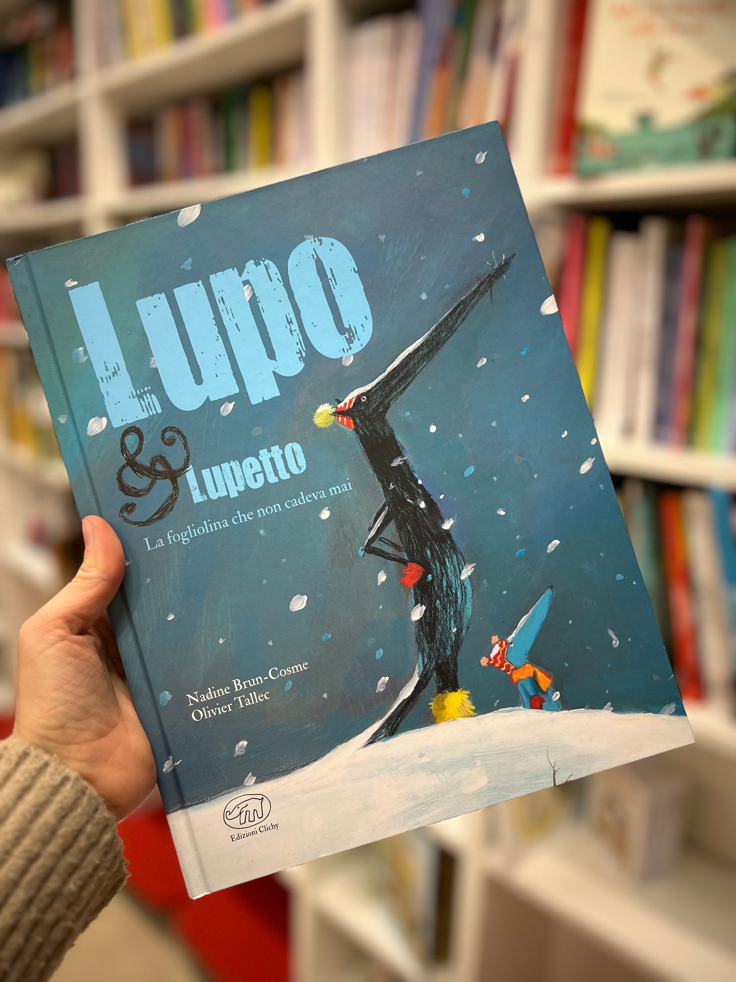 Lupo & Lupetto e la fogliolina che non cadeva mai, Nadine Brun-Cosme, Olivier Tallec