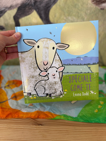 Kit libro Speciale come te Emma Dodd e 2 personaggi in legno Holztiger