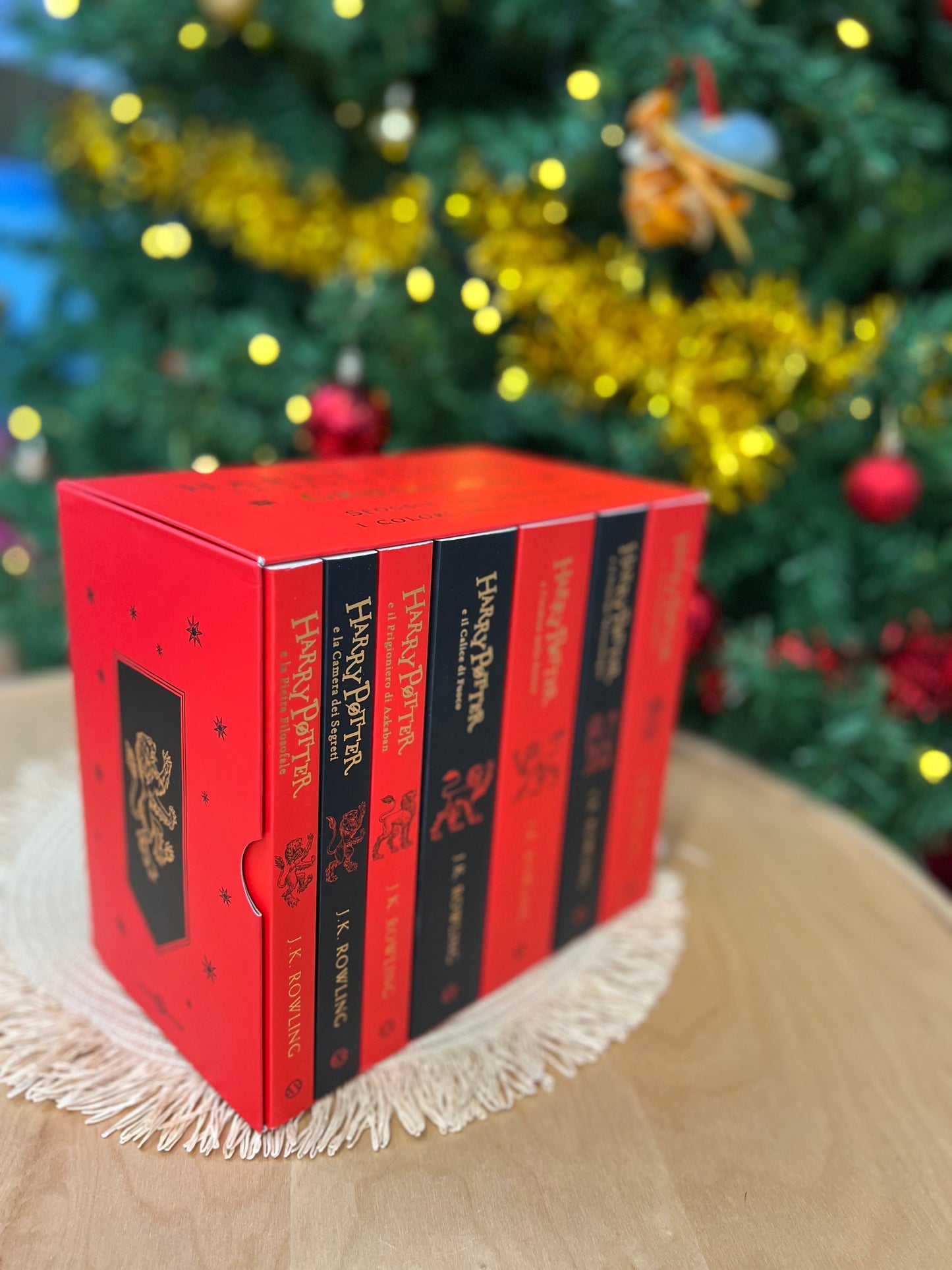 Harry Potter J. K. Rowling la serie completa GRIFONDORO
