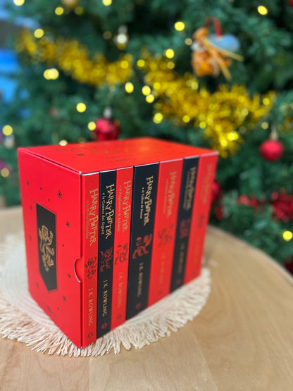 Harry Potter J. K. Rowling la serie completa GRIFONDORO
