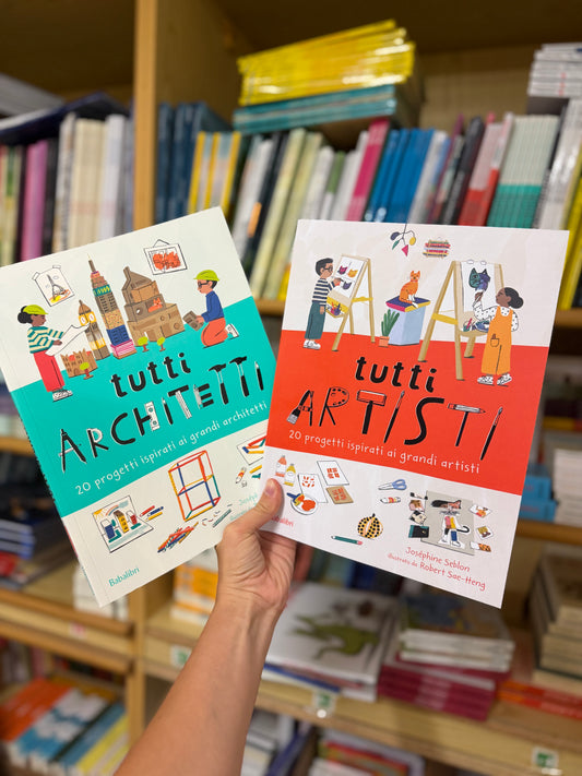 Set 2 Libri Attività Tutti Artisti e Tutti Architetti
