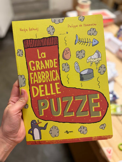 La grande fabbrica delle puzze, Nadja Belhadj, Philippe de Kemmeter