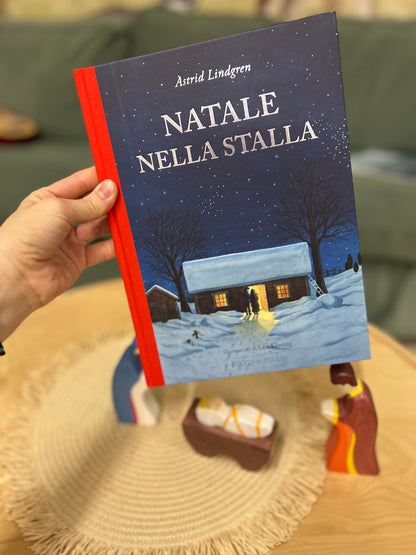 Libro Natale nella stalla + 3 personaggi in legno Holztiger