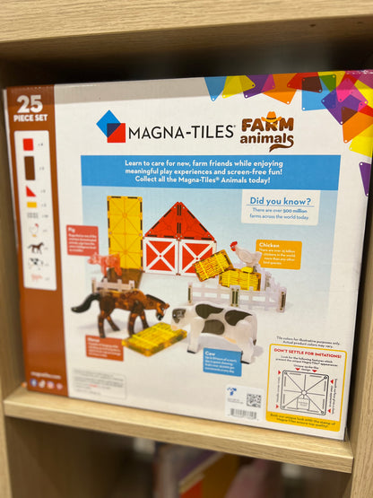 Magna Tiles Farm animals, confezione 25 pezzi