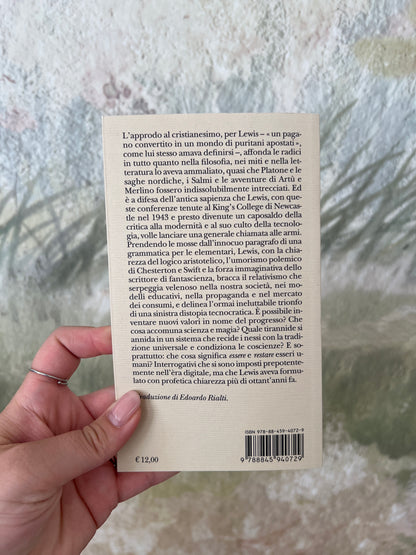 L’abolizione dell’uomo, C.S. Lewis