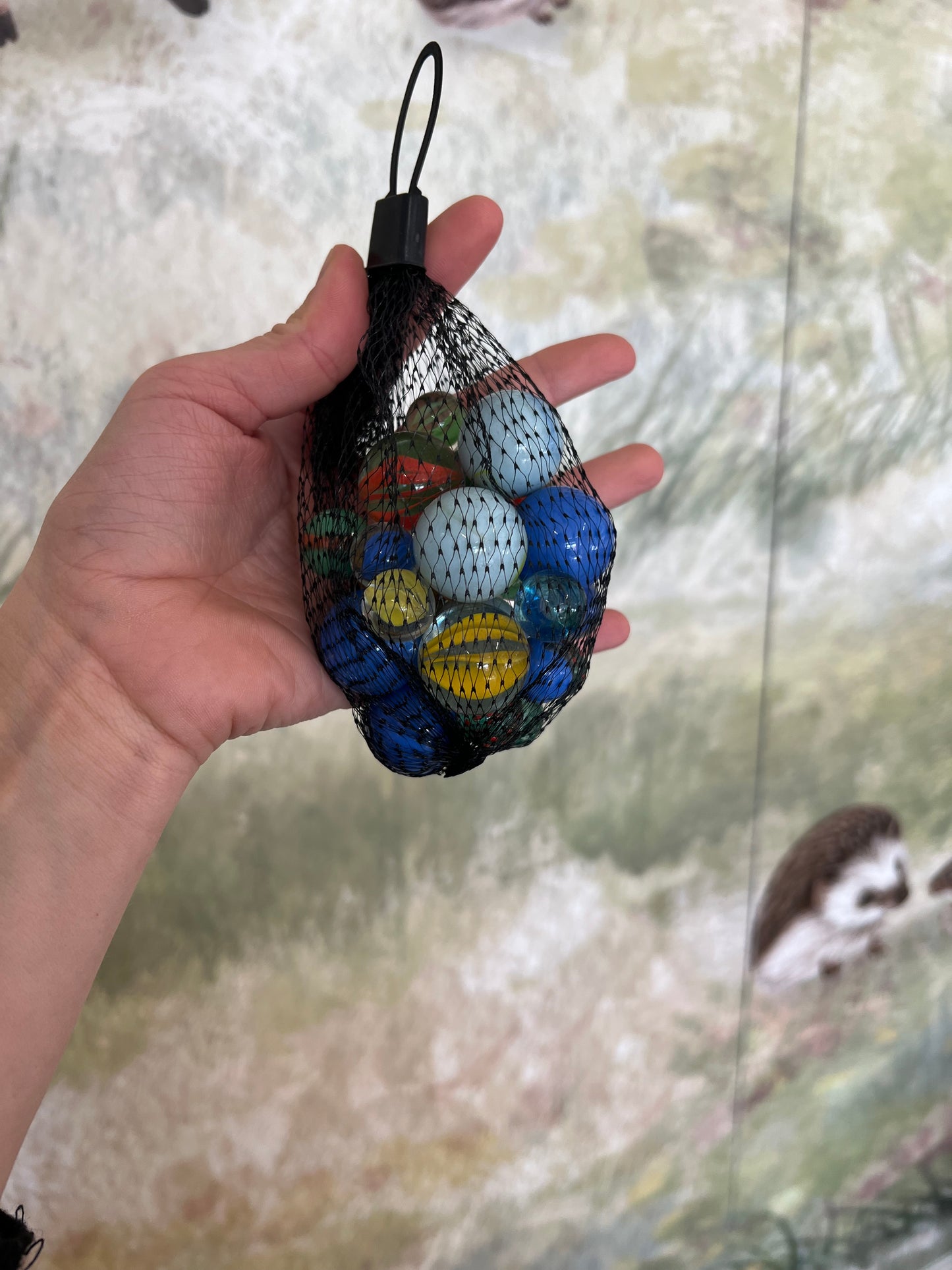 Biglie Goki con disco in legno e guida