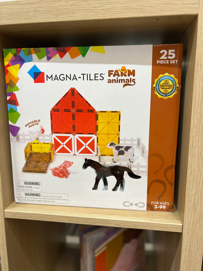 Magna Tiles Farm animals, confezione 25 pezzi