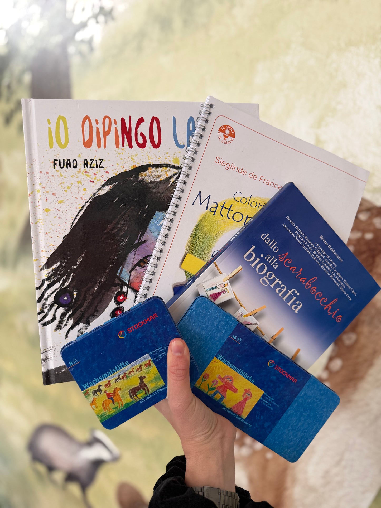 KIT DISEGNO libero - Libri e pastelli Stockmar
