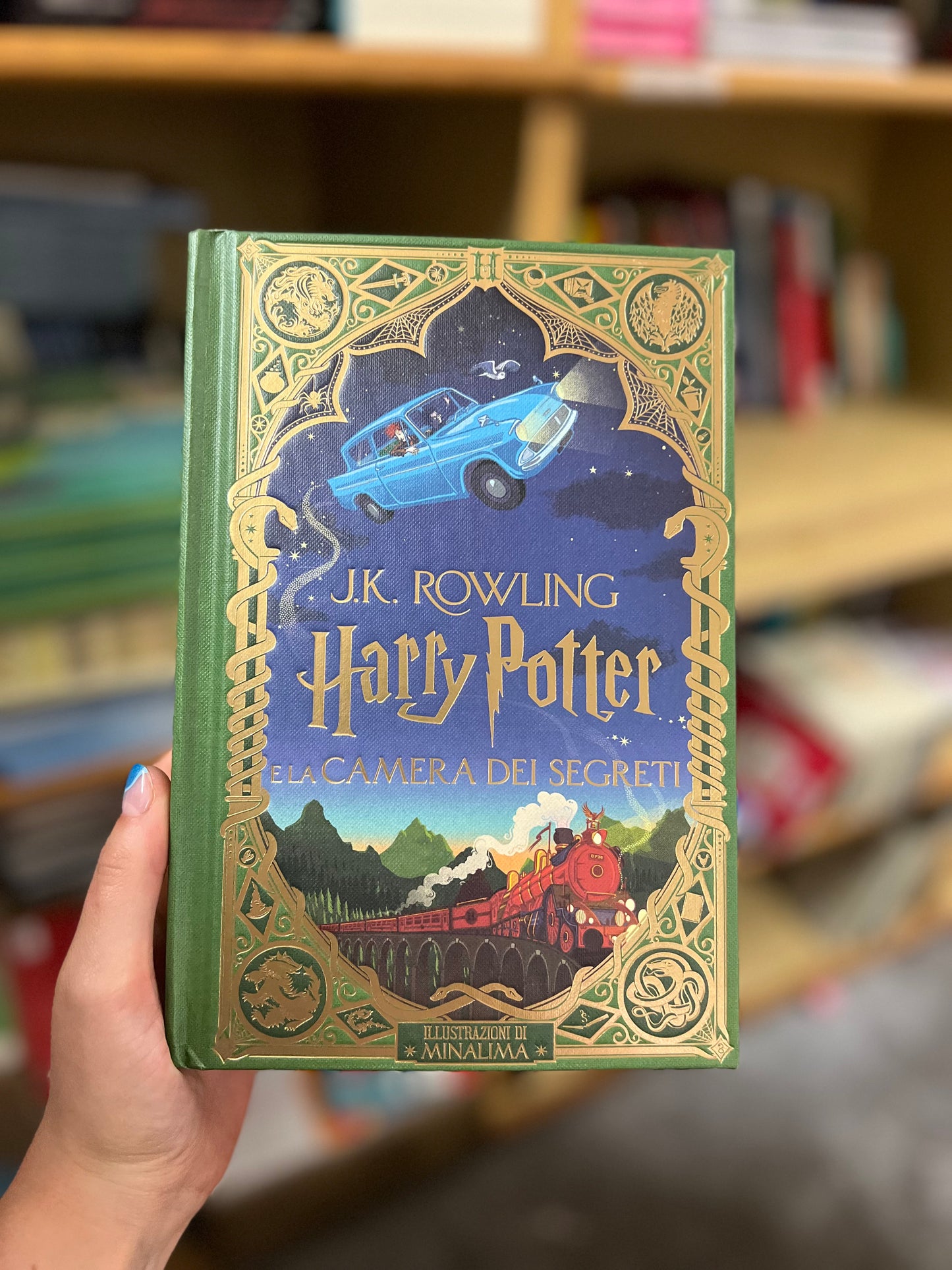 Harry Potter e la camera dei segreti, J.K. Rowling illustrato da Minalima