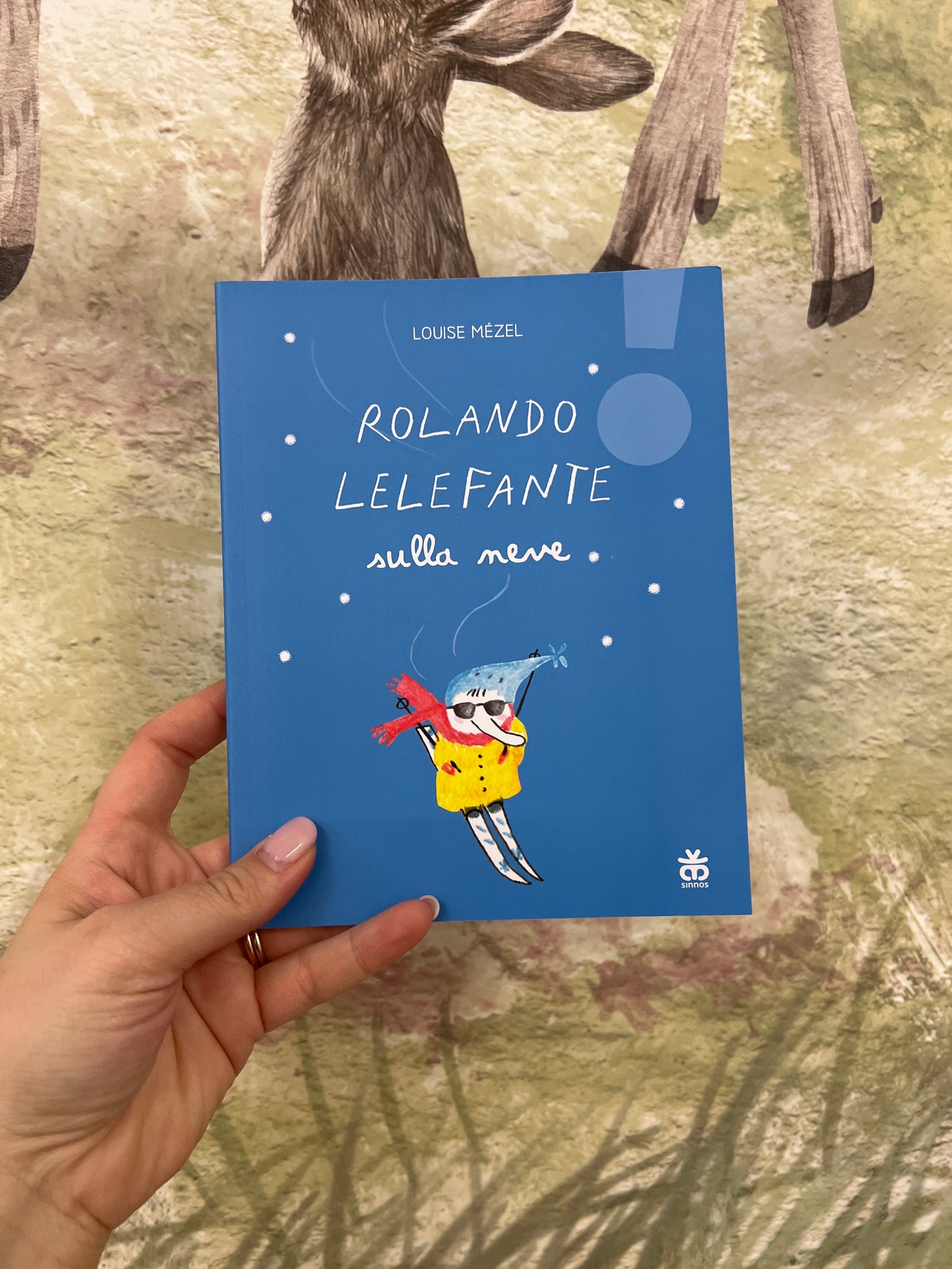 ROLANDO LELEFANTE sulla neve, Louise Mézel