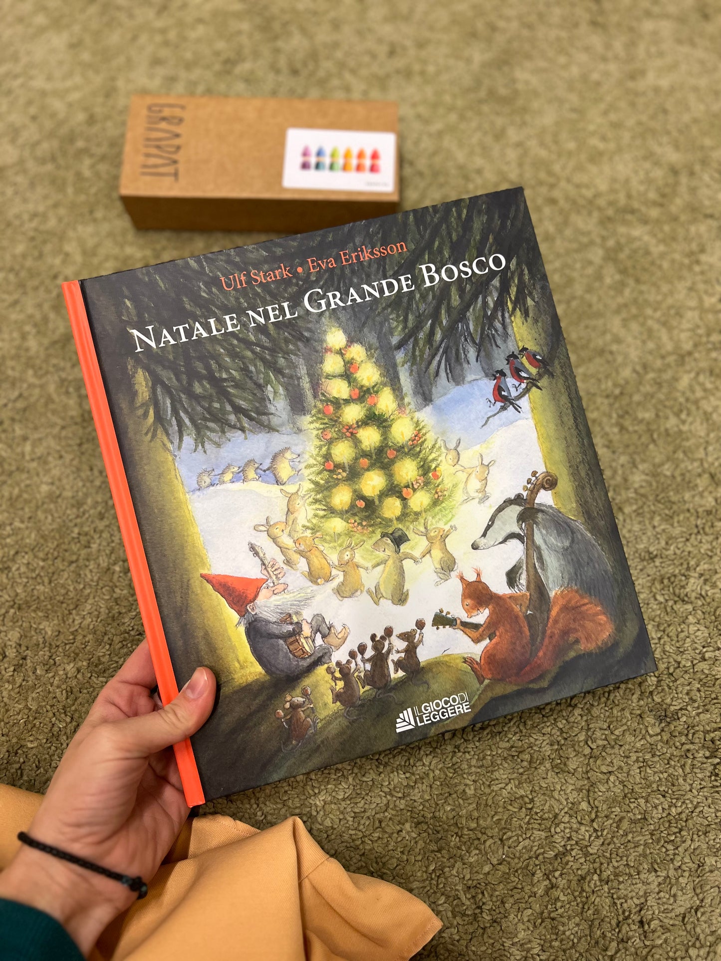 Libro Natale nel bosco + tomte Grapat