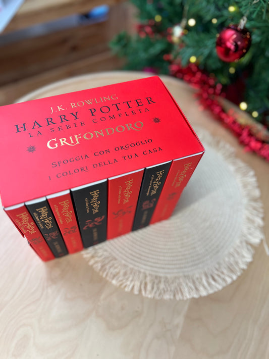 Harry Potter J. K. Rowling la serie completa GRIFONDORO