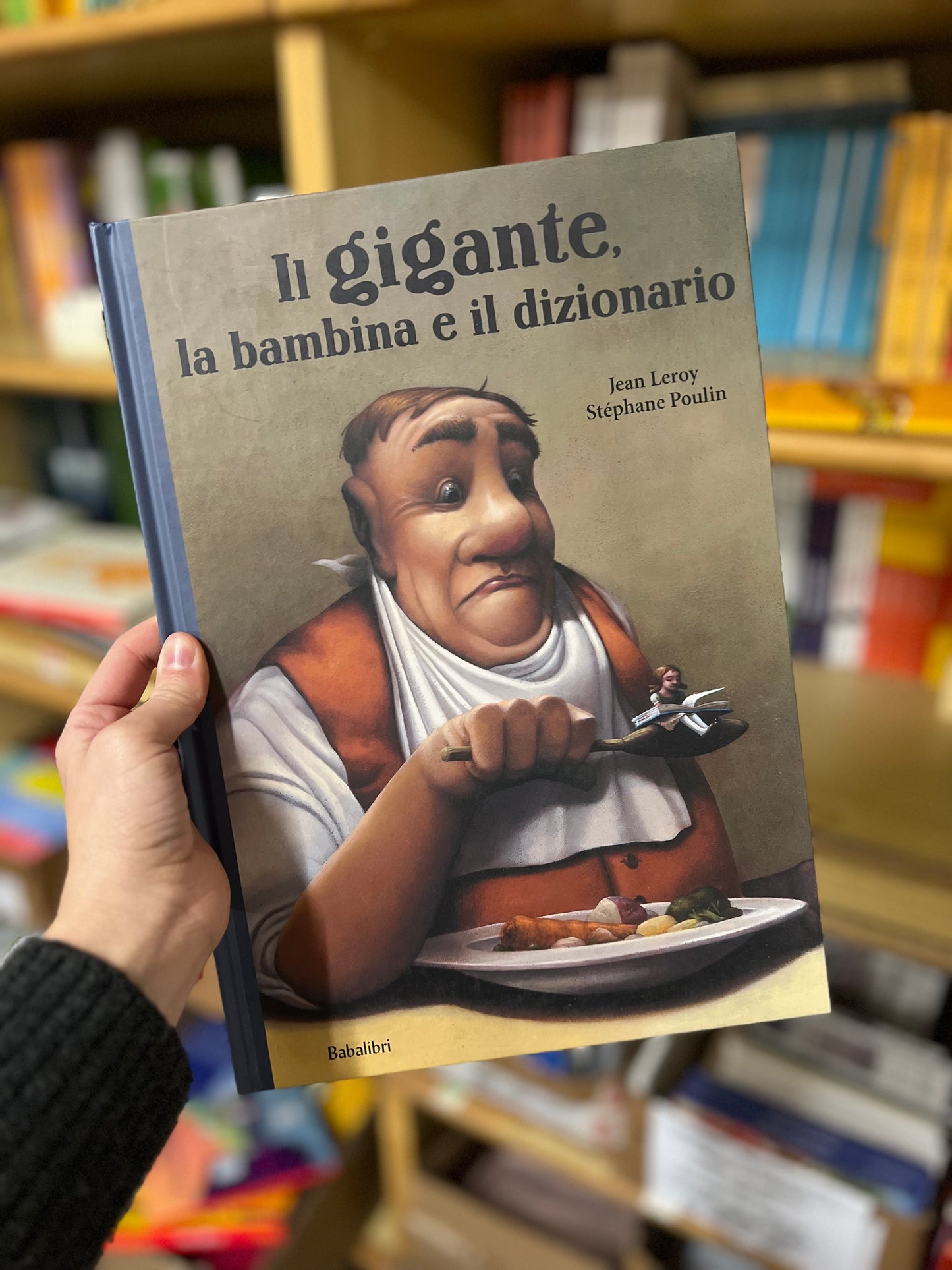Il gigante, la bambina e il dizionario, Jean Leroy, Stéphane Poulin