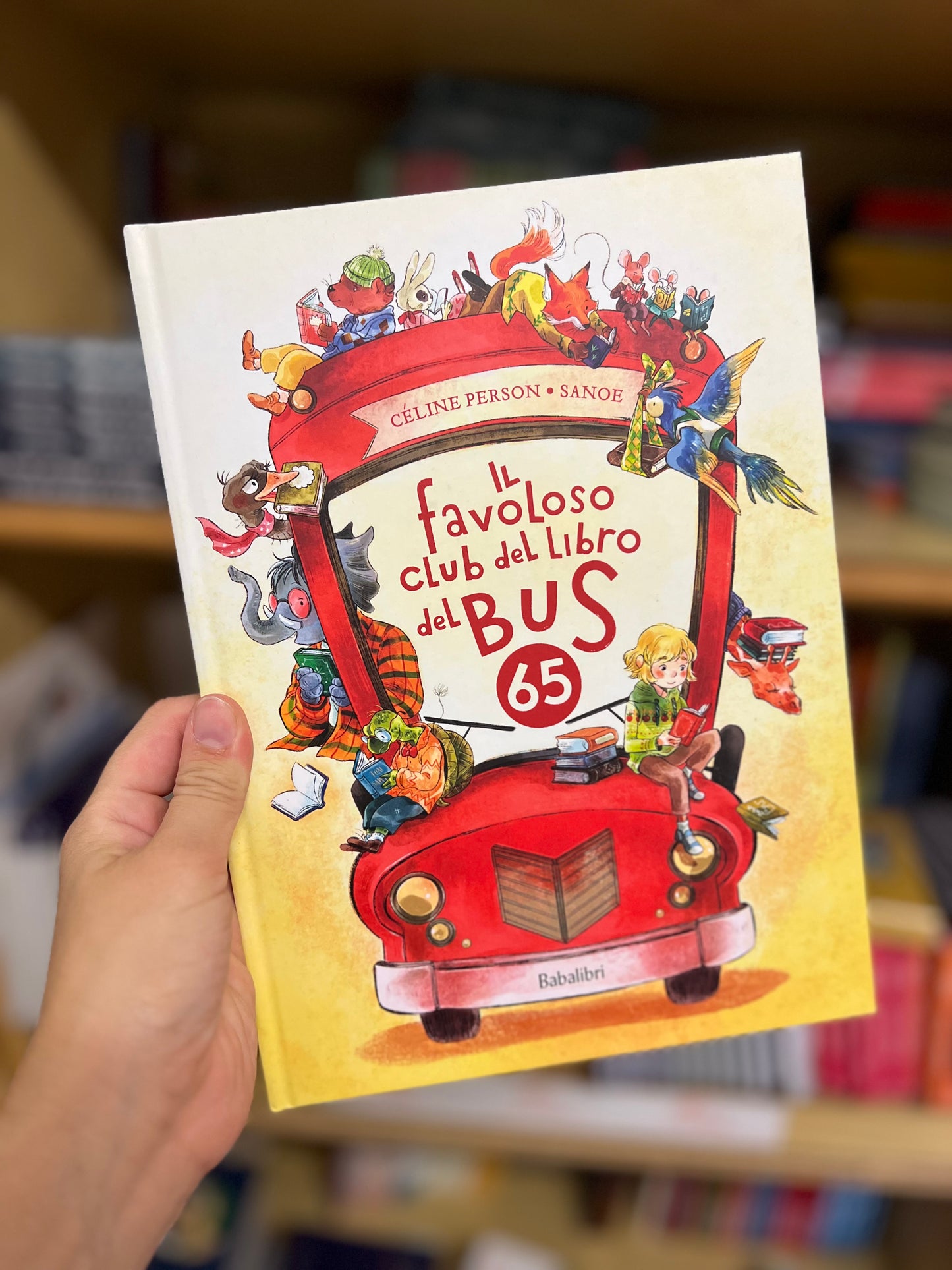 Il favoloso club del libro del bus 65, Céline Person, Sanoe