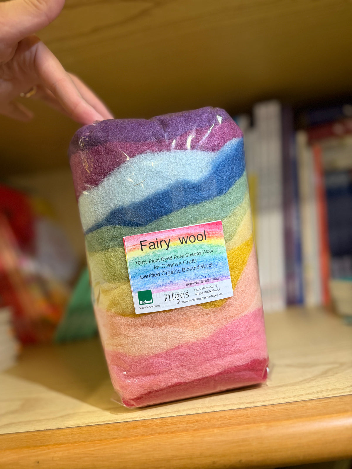 Confezione Lana cardata 100 g in 10 colori