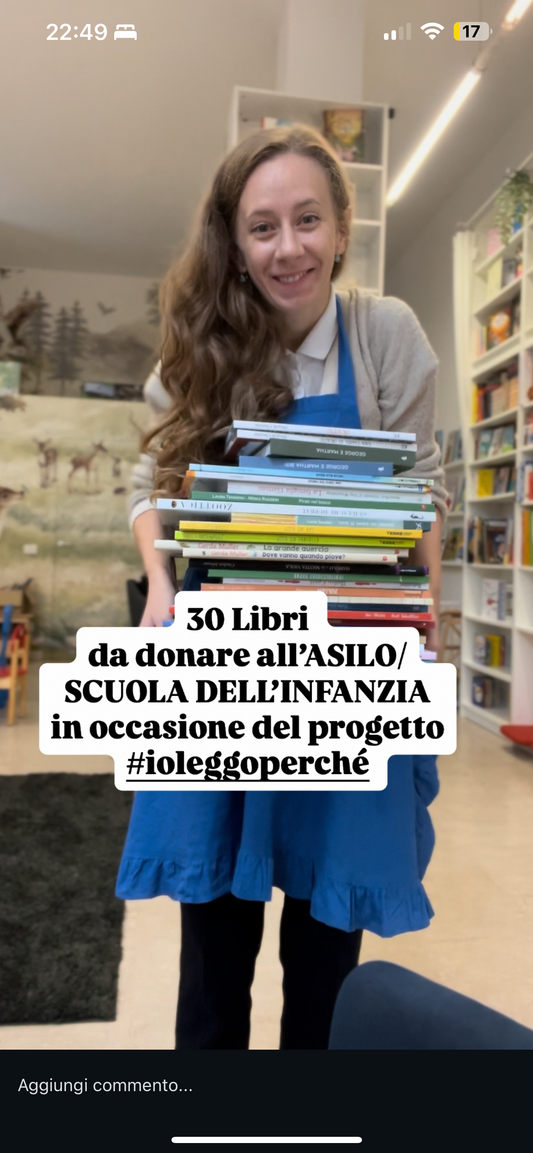 30 libri da regalare all’ASILO/SCUOLA DELL’INFANZIA 2025