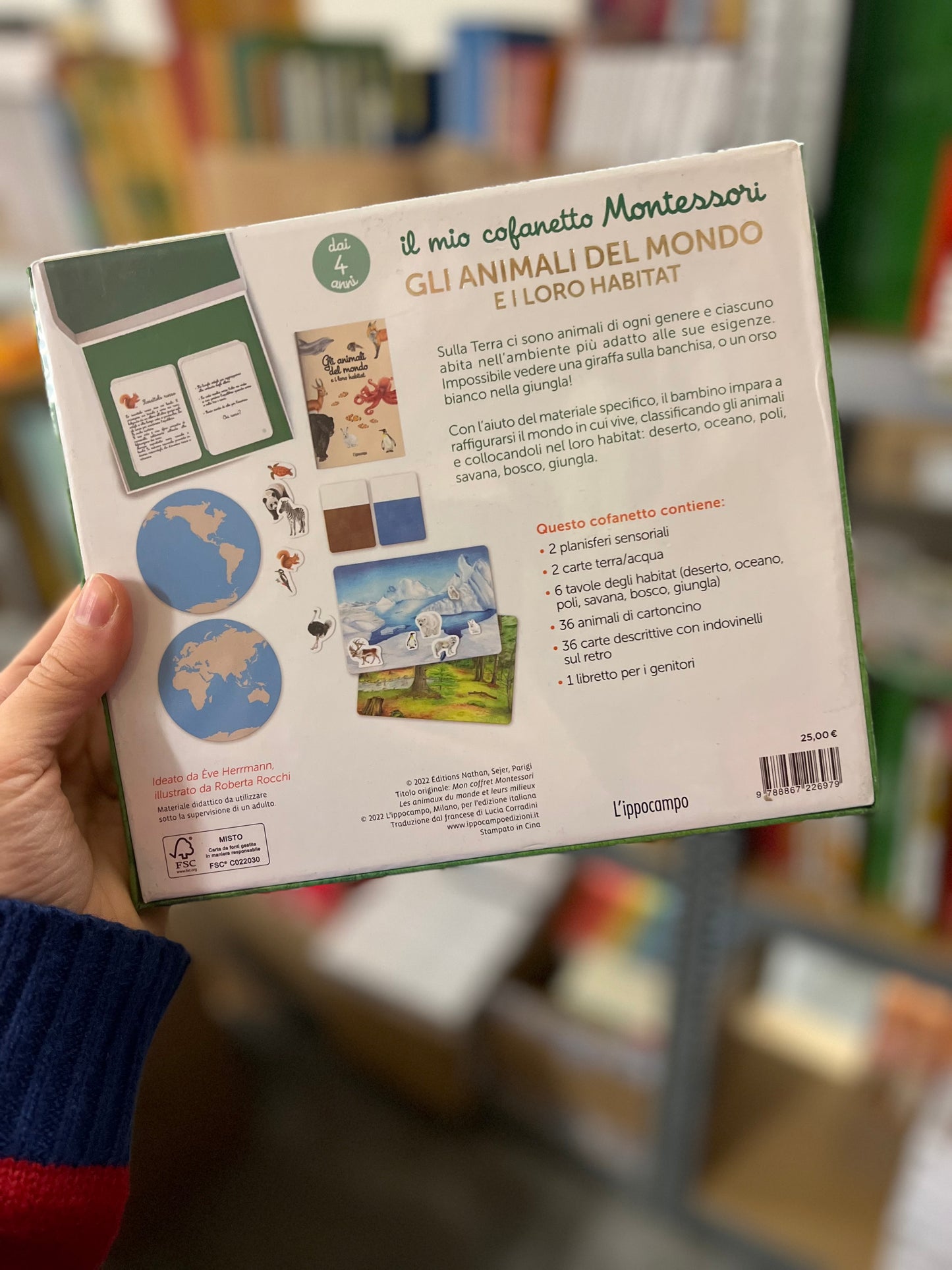 Il mio cofanetto Montessori Gli animali del mondo e i loro habitat, Ève Herrmann, Roberta Rocchi