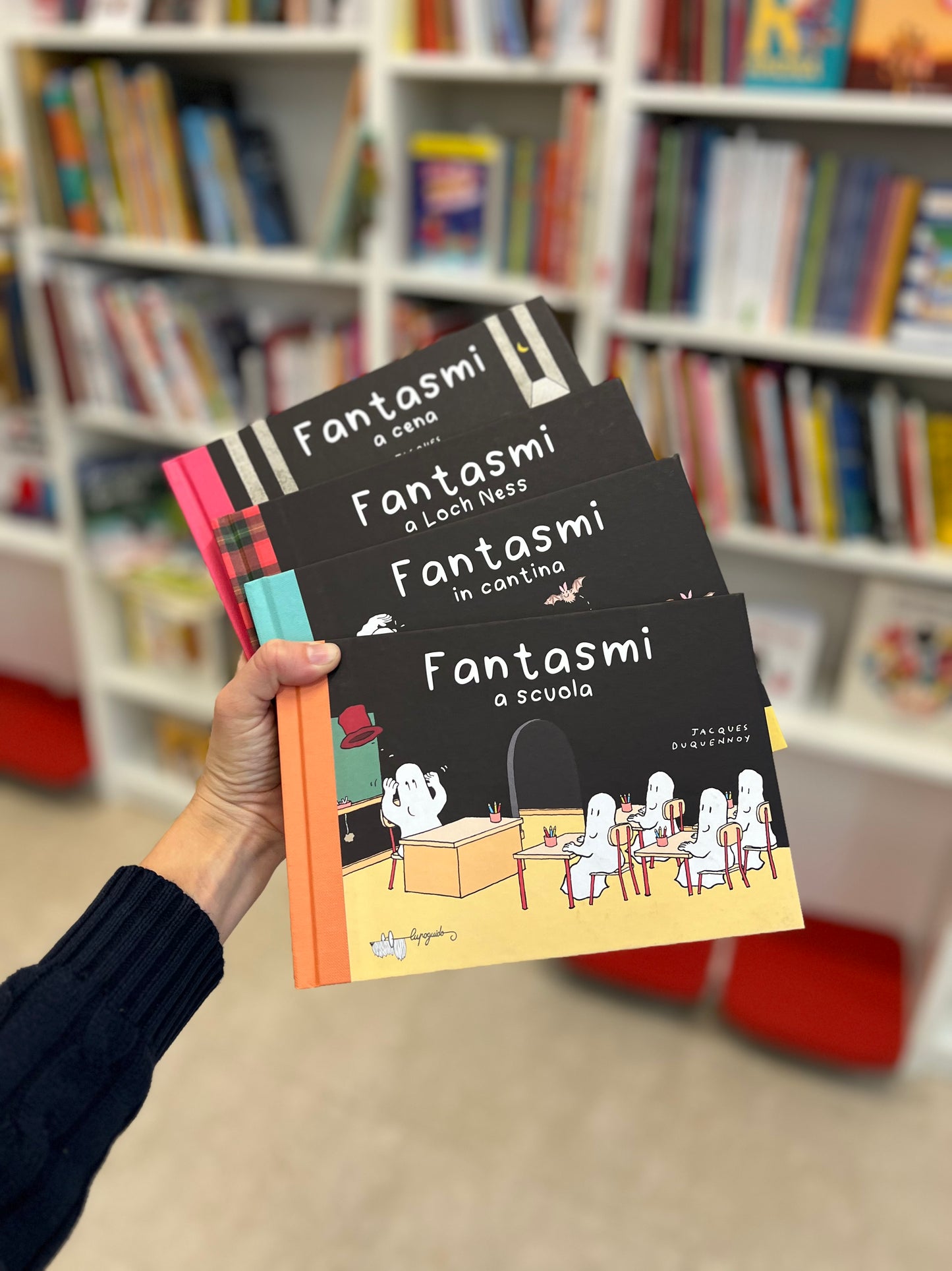 Set 4 libri Fantasmi, Jacques Duquennoy