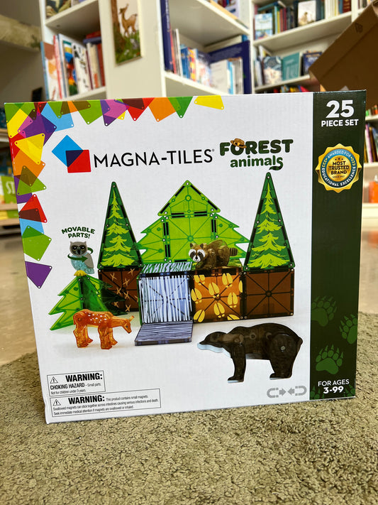 Magna Tiles Forest animals, confezione 25 pezzi