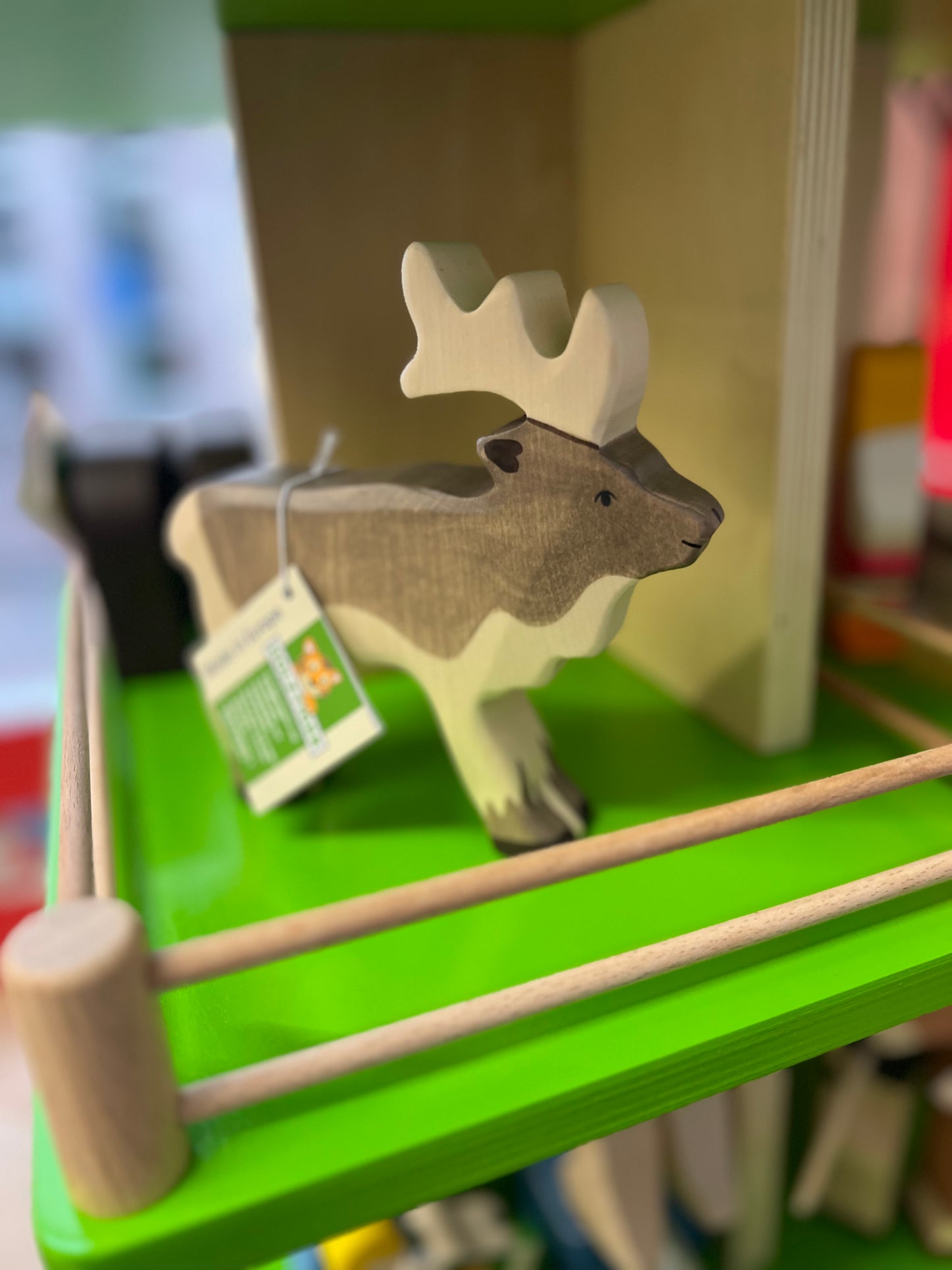 Renna in legno, Holztiger