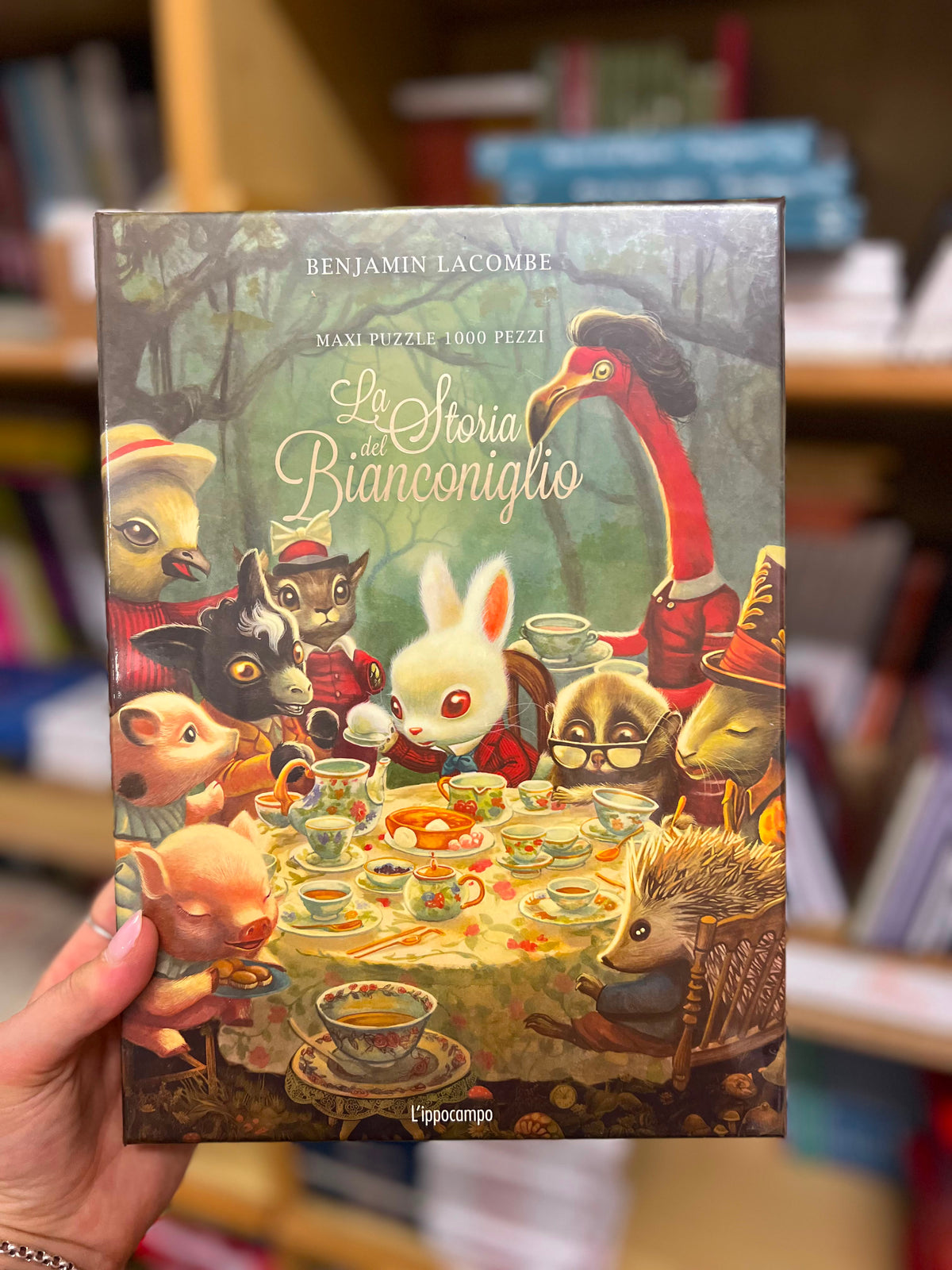 La storia del Bianconiglio Puzzle 1000 pezzi, Benjamin Lacombe