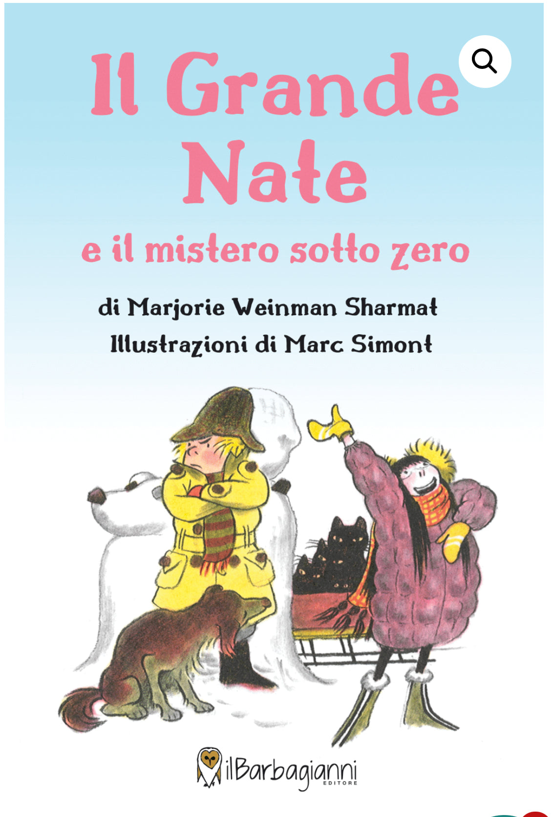 Il grande Nate e il mistero sotto zero, Marjorie Weinman Sharmat, Marx Simont