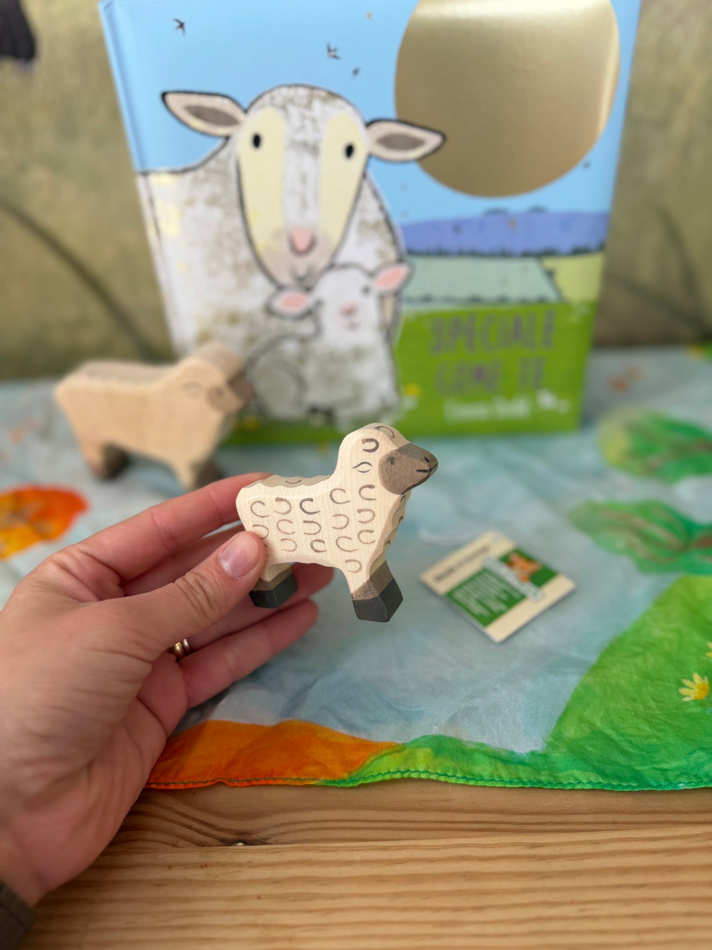 Kit libro Speciale come te Emma Dodd e 2 personaggi in legno Holztiger