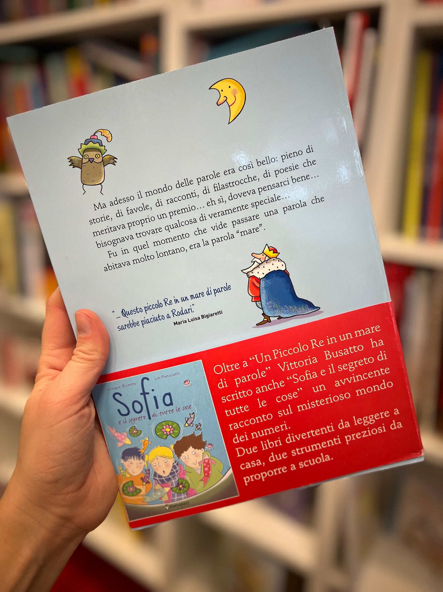 In piccole re in un mare di parole, Vittoria Busatto, Lia Frassineti