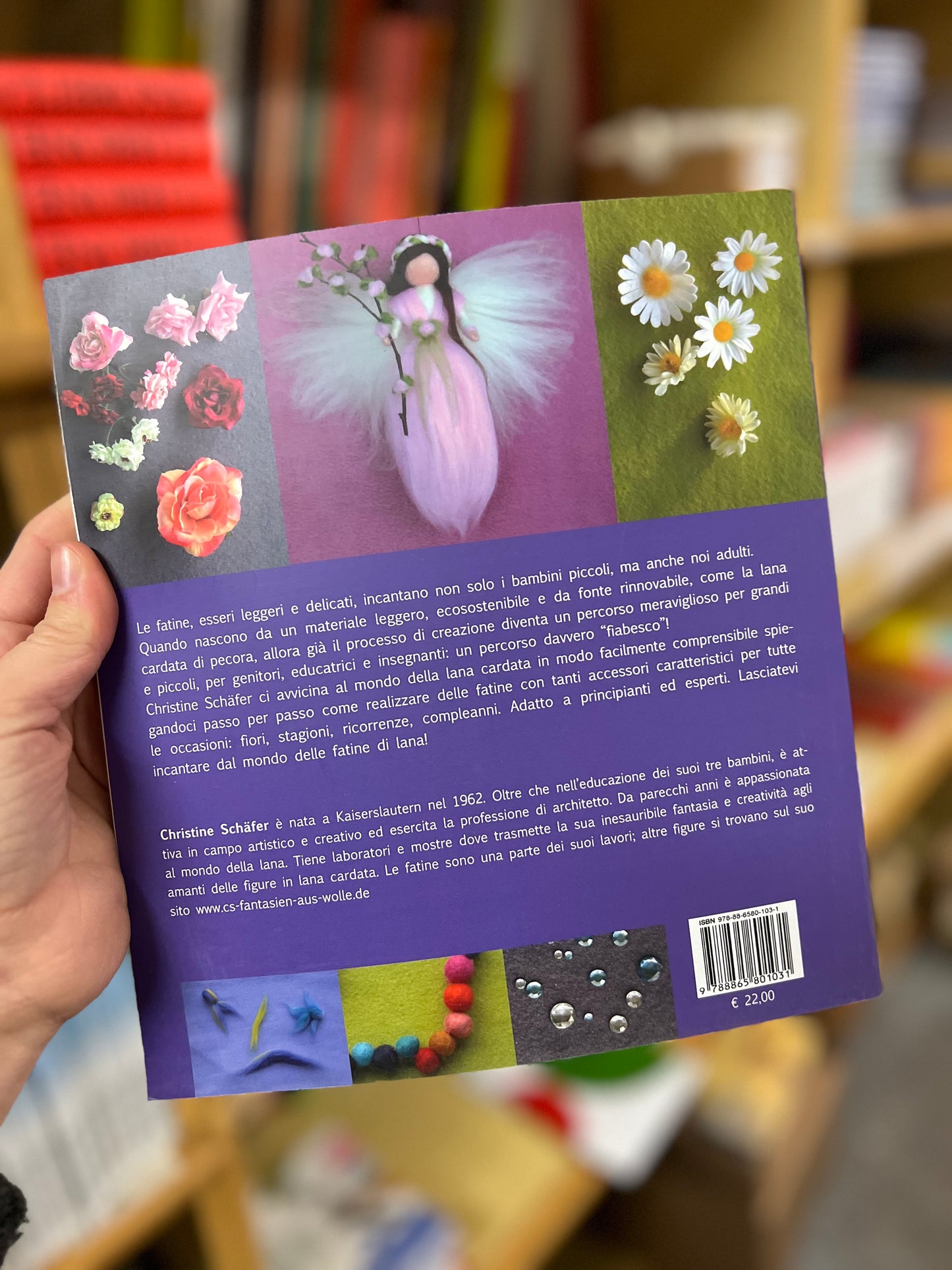 Creare fatine con la lana cardata, Christine Schafer