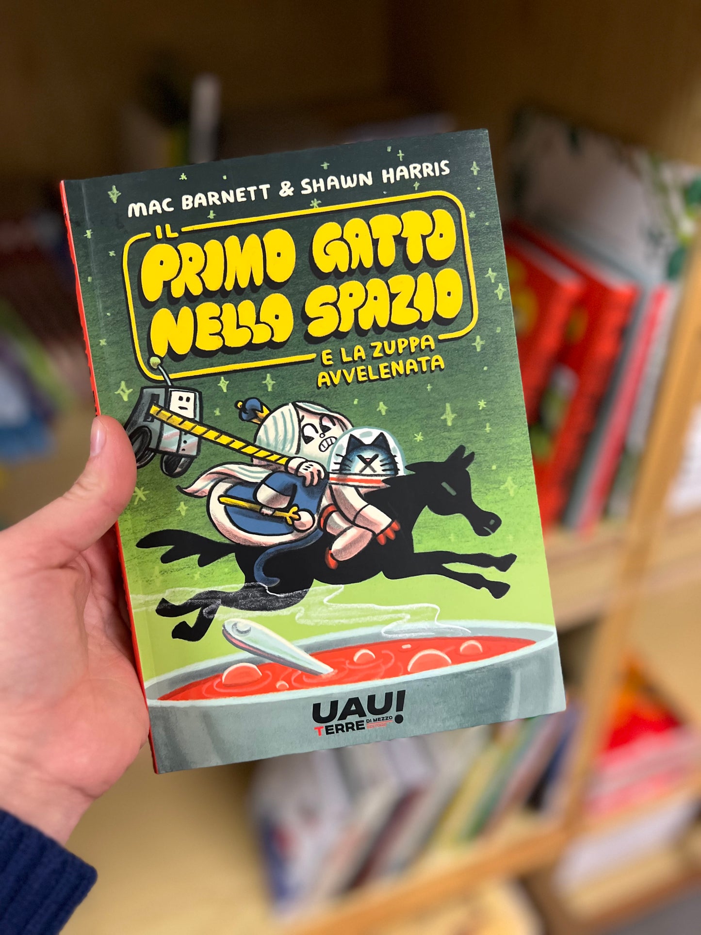 Il primo gatto nello spazio e la zuppa avvelenata, Mac Barnett