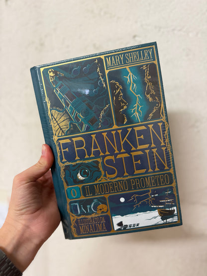Frankenstein, Mary Shelley, illustrato da MinaLima