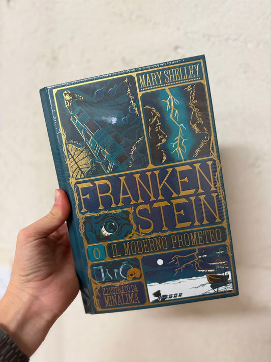 Frankenstein, Mary Shelley, illustrato da MinaLima